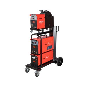 Полуавтомат сварочный FUBAG INMIG 500 T DW SYN PULSE + подающий механизм DRIVE INMIG DW SYN PULSE  + горелка FB 500 3 м + блок жидкостного охлаждения Cool 70 + тележка для аппаратов + шланг-пакет 5 метров 70 мм2 14 pol с жидкостным  охлаждением