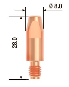 FUBAG Контактный наконечник M6 X 28мм ECU1.2мм/.045 дюйма (10 шт.) в Москве фото