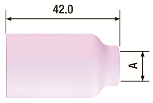 FUBAG Сопло керамическое для газовой линзы №7 ф11 FB TIG 17-18-26 (2 шт.) в Москве фото