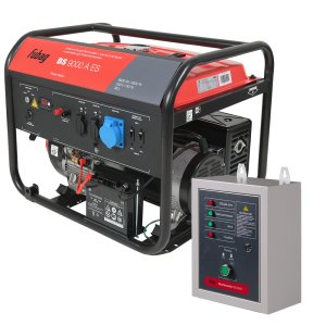 Бензиновый генератор FUBAG BS 9000 A ES с электростартером и коннектором автоматики + Блок автоматики Startmaster 6600 (230 В) в ПОДАРОК!