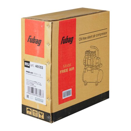 Компрессор безмасляный малошумный FUBAG Free Air 170/9/1.5 S в Москве фото