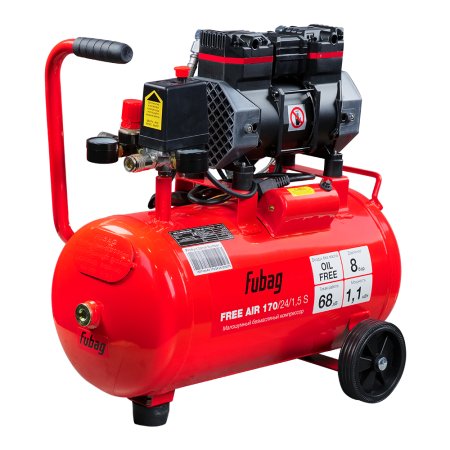 Компрессор безмасляный малошумный FUBAG Free Air 170/24/1.5 S в Москве фото