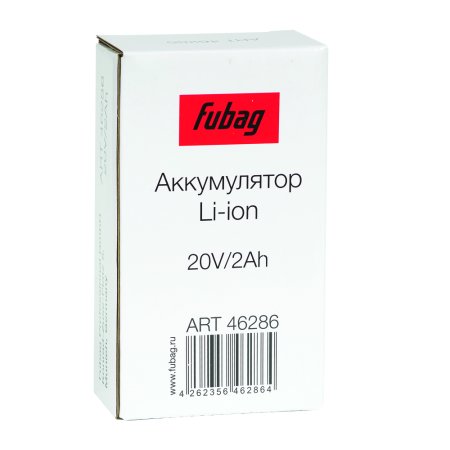 Аккумуляторная батарея FLI5S1P1202 Li-ion к бензиновым газонокосилкам FUBAG с электростартером и минирайдеру (20V/2Ah) в Москве фото