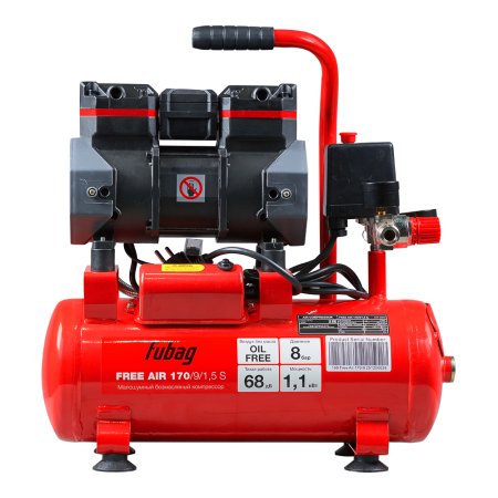 Компрессор безмасляный малошумный FUBAG Free Air 170/9/1.5 S в Москве фото