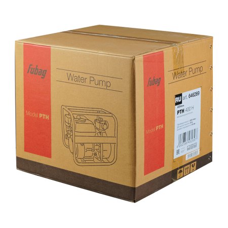 Высоконапорная бензиновая мотопомпа FUBAG PTH 400 H с двигателем Honda для чистой воды в Москве фото