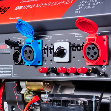 Бензиновый генератор FUBAG BS 8500 XD ES DUPLEX для одно и трехфазного режимов работы Бензиновый генератор FUBAG BS 8500 XD ES DUPLEX для одно и трехфазного режимов работы в Москве фото