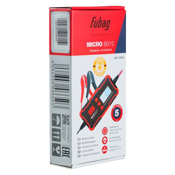 Зарядное устройство FUBAG MICRO 80/12 в Москве фото