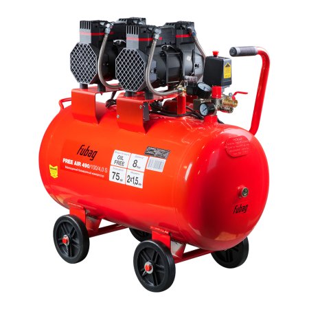 Компрессор безмасляный малошумный FUBAG Free Air 490/100/4.0 S