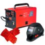 FUBAG Сварочный полуавтомат IRMIG 208 SYN PLUS (31447) + Маска сварщика Хамелеон IR 9-13N S (38072) + Сварочные краги на подкладке красные FWGN 10R (641180) в Москве фото