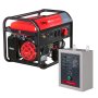 Бензиновый генератор FUBAG BS 6600 DA ES (трехфазный) с электростартером и коннектором автоматики + Блок автоматики Startmaster BS 6600 D (400 В) в ПОДАРОК в Москве фото