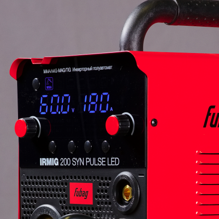 Сварочный полуавтомат FUBAG IRMIG 200 SYN ПУЛЬС (PULSE) LED с горелкой 250 А в комплекте в Москве фото