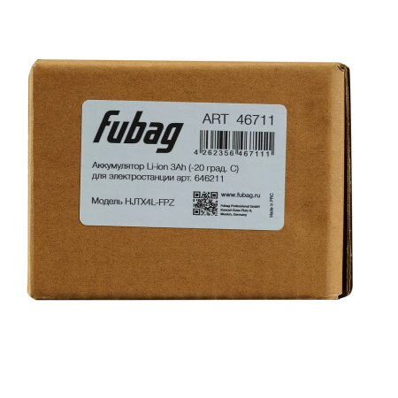 Аккумулятор FUBAG li-ion 3Ah для инверторного генератора TI 11000 A ES (арт. 646211) купить в Москве