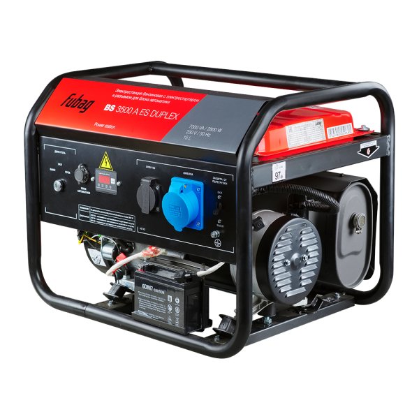 Бензиновый генератор FUBAG BS 3500 A ES DUPLEX в Москве фото
